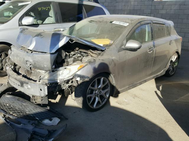 JM1BL1H62A1338123 - 2010 MAZDA 3 S GRAY photo 2