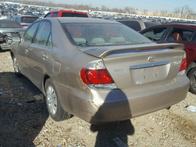 4T1BE32K45U989989 - 2005 TOYOTA CAMRY LE TAN photo 3