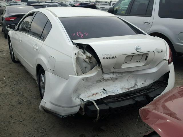 1N4BA41E16C829213 - 2006 NISSAN MAXIMA SE WHITE photo 3