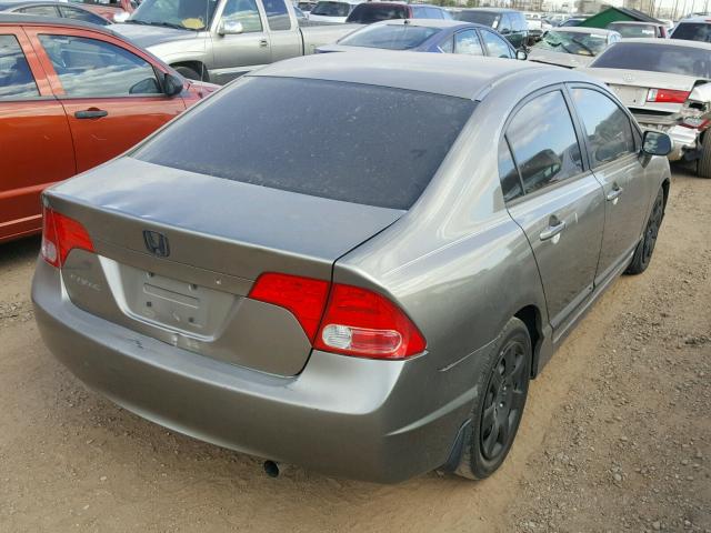 1HGFA16516L063651 - 2006 HONDA CIVIC LX GRAY photo 4