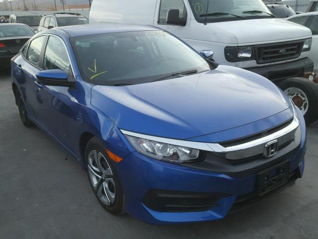 2HGFC2F55HH500051 - 2017 HONDA CIVIC LX BLUE photo 1