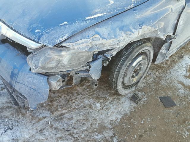 1HGFA16586L072007 - 2006 HONDA CIVIC LX BLUE photo 9