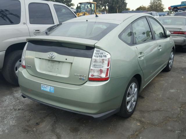 JTDKB20U277566244 - 2007 TOYOTA PRIUS GREEN photo 4