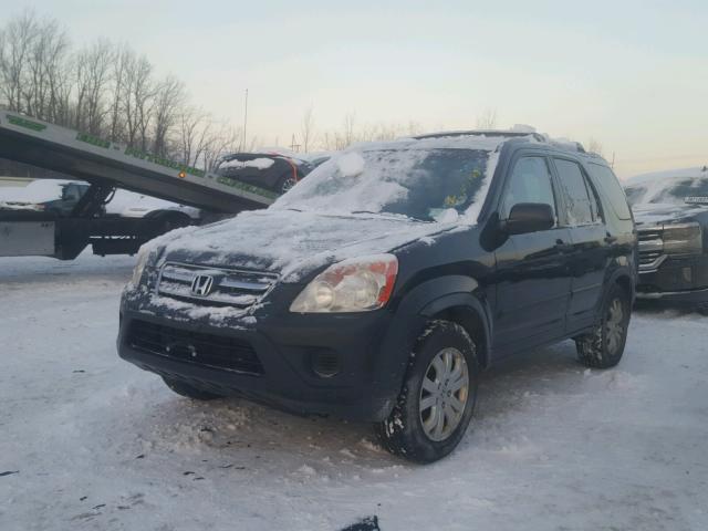 SHSRD78856U420399 - 2006 HONDA CR-V EX BLACK photo 2