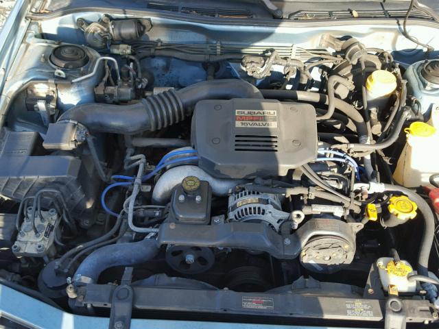 4S3BC6328M9615445 - 1991 SUBARU LEGACY L BLUE photo 7