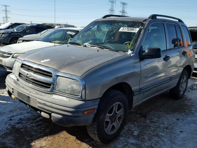 2CNBJ13C336920004 - 2003 CHEVROLET TRACKER TAN photo 2