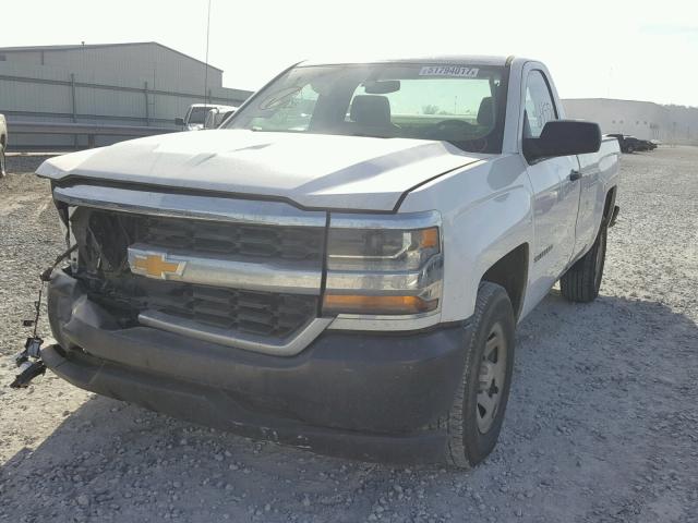 1GCNCNEH7GZ357044 - 2016 CHEVROLET SILVERADO WHITE photo 2