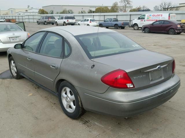 1FAFP53U63G265752 - 2003 FORD TAURUS SE GRAY photo 3