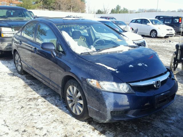 2HGFA1F8XBH543382 - 2011 HONDA CIVIC EX BLUE photo 1