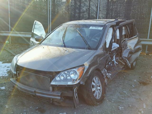 5FNRL38789B033893 - 2009 HONDA ODYSSEY EX GOLD photo 2