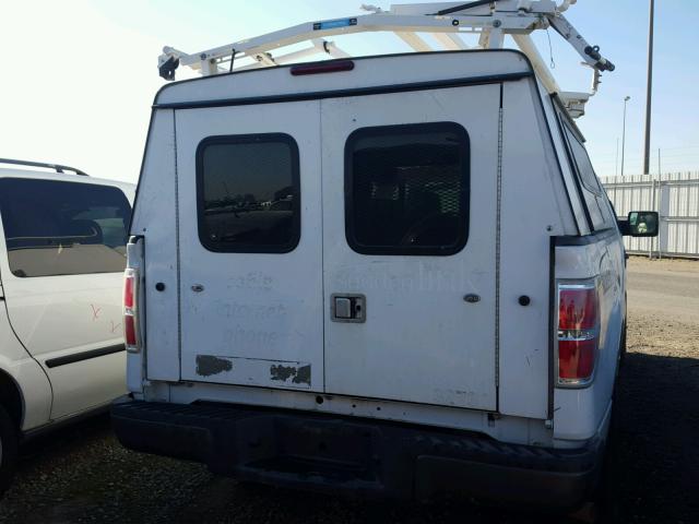 1FTRF14W89KC16173 - 2009 FORD F150 WHITE photo 6