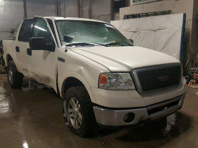 1FTPW14V47FA29405 - 2007 FORD F150 SUPER WHITE photo 1