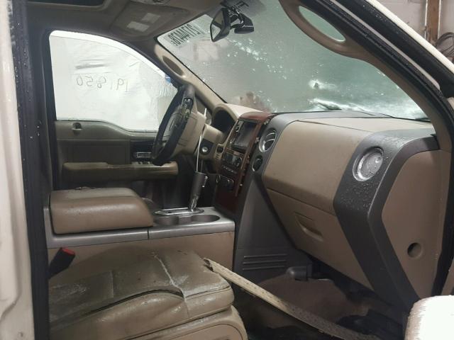 1FTPW14V47FA29405 - 2007 FORD F150 SUPER WHITE photo 5