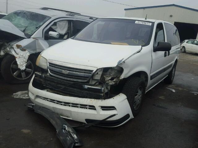 1GNDX03E91D288655 - 2001 CHEVROLET VENTURE WHITE photo 2