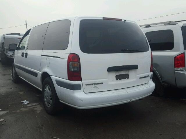 1GNDX03E91D288655 - 2001 CHEVROLET VENTURE WHITE photo 3