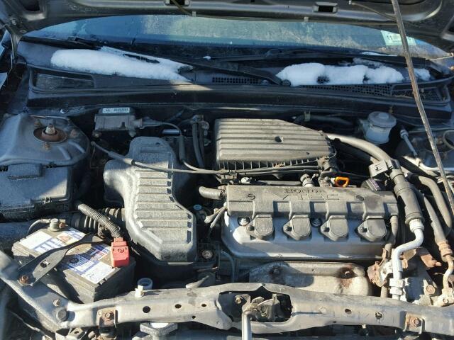 1HGEM22975L016978 - 2005 HONDA CIVIC EX ნაცრისფერი ფოტო 7