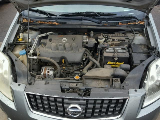 3N1AB61E97L623340 - 2007 NISSAN SENTRA 2.0 GRAY photo 7