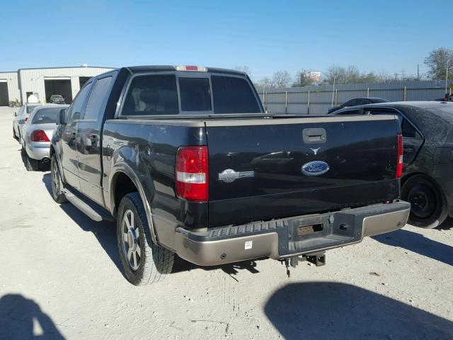 1FTPW12555KE68040 - 2005 FORD F150 SUPER BLACK photo 3