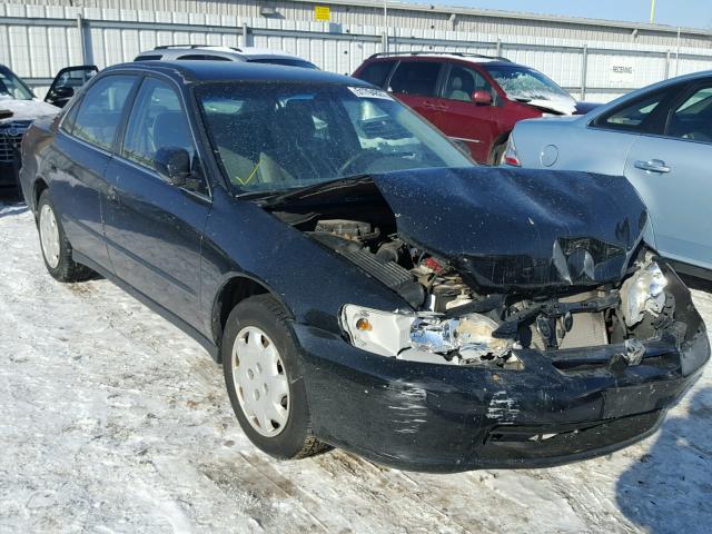 1HGCG5648YA050037 - 2000 HONDA ACCORD LX BLACK photo 1