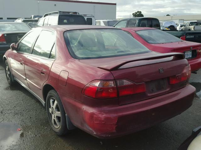 JHMCG6690YC010246 - 2000 HONDA ACCORD SE BURGUNDY photo 3