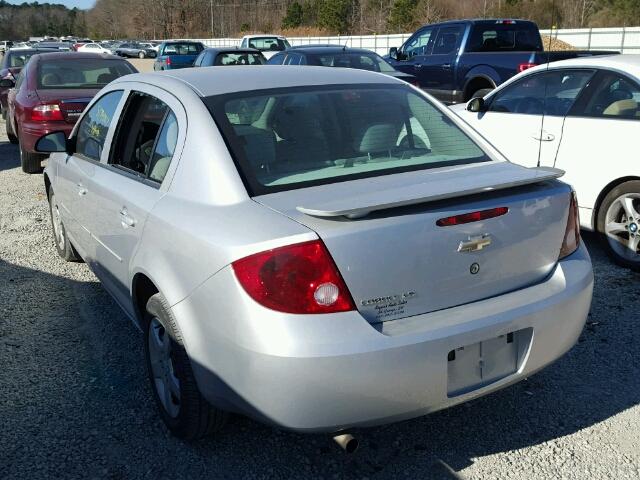 1G1AK58F767664115 - 2006 CHEVROLET COBALT LS SILVER photo 3