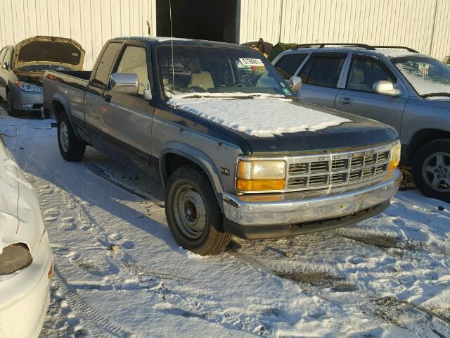 1B7GL23XXSS128361 - 1995 DODGE DAKOTA GREEN photo 1