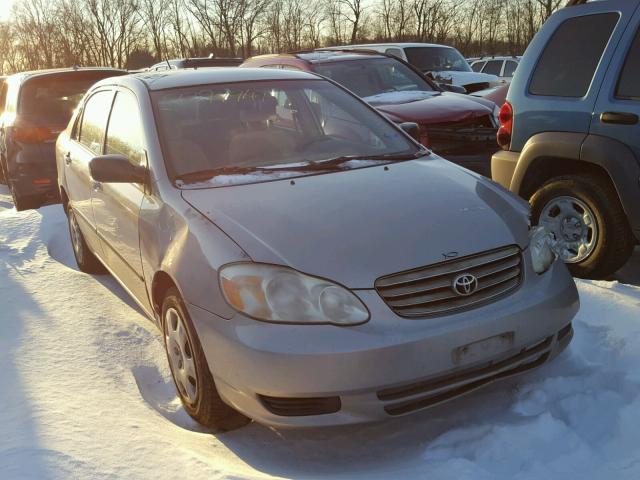 2T1BR32E73C145734 - 2003 TOYOTA COROLLA CE BEIGE photo 1