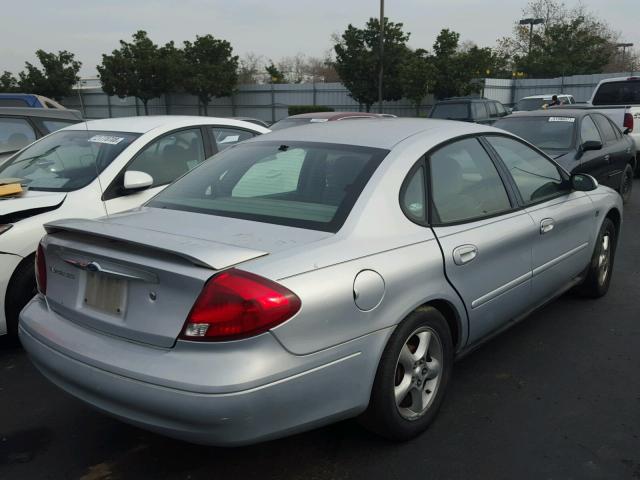 1FAFP55S9YG270463 - 2000 FORD TAURUS SES SILVER photo 4