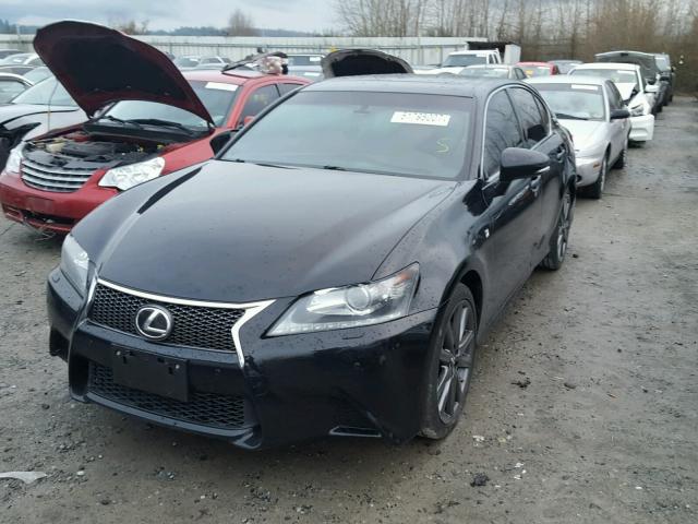 JTHCE1BL0D5001345 - 2013 LEXUS GS 350 BLACK photo 2