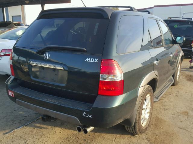 2HNYD18691H525894 - 2001 ACURA MDX TOURIN GREEN photo 4