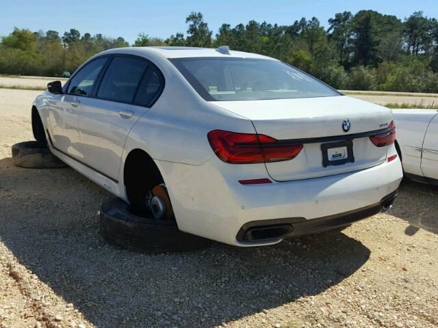 WBA7F0C32HGM21754 - 2017 BMW 750 I WHITE photo 3
