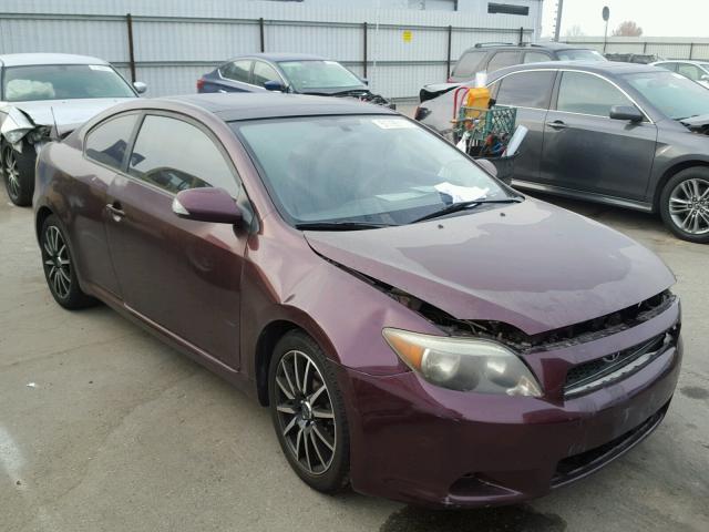 JTKDE177460111728 - 2006 TOYOTA SCION TC MAROON photo 1