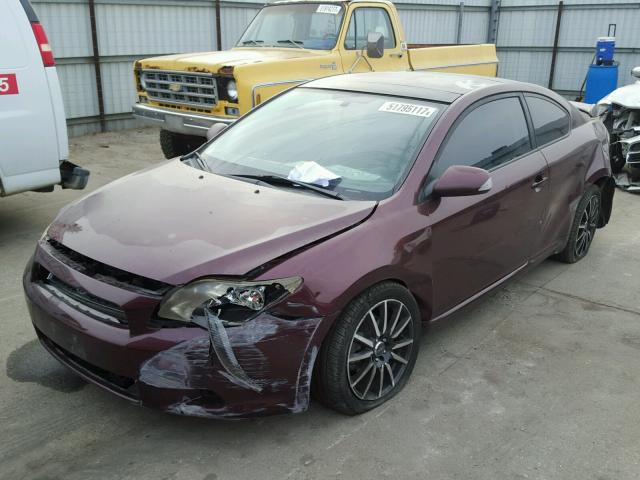 JTKDE177460111728 - 2006 TOYOTA SCION TC 栗色 照片 2