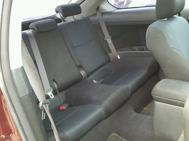 JTKDE177460111728 - 2006 TOYOTA SCION TC 栗色 照片 6