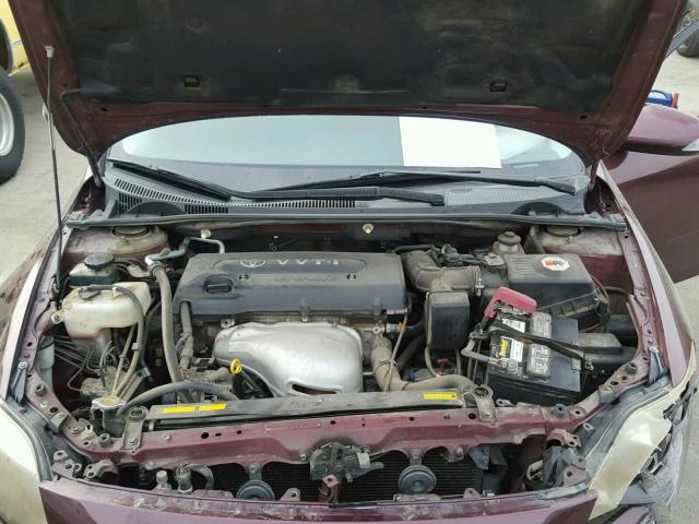 JTKDE177460111728 - 2006 TOYOTA SCION TC 栗色 照片 7