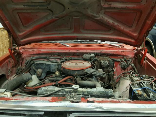 1B7HW14T5GS002112 - 1986 DODGE W-SERIES W RED photo 7