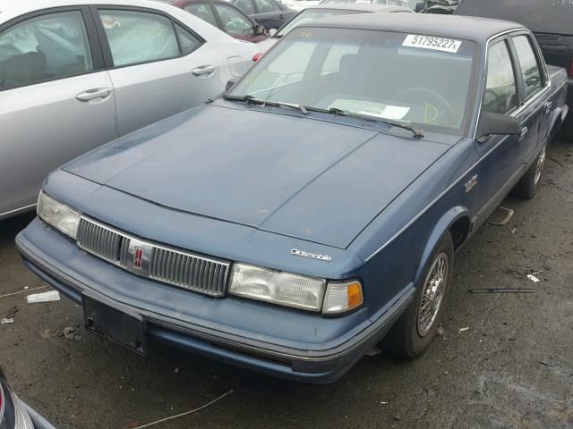 2G3AL54N4M2361377 - 1991 OLDSMOBILE CUTLASS CI BLUE photo 2