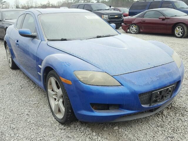 JM1FE173340129373 - 2004 MAZDA RX8 BLUE photo 1