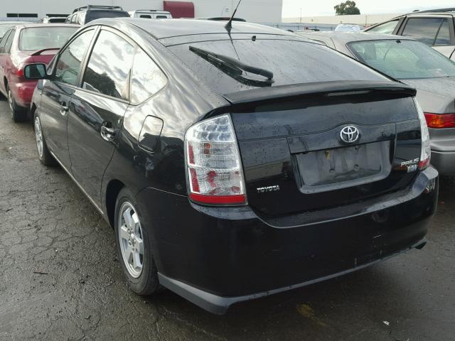 JTDKB20U177629916 - 2007 TOYOTA PRIUS BLACK photo 3