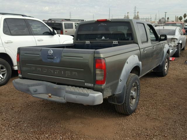 1N6ED27T63C434705 - 2003 NISSAN FRONTIER C GREEN photo 4