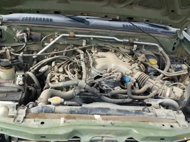 1N6ED27T63C434705 - 2003 NISSAN FRONTIER C GREEN photo 7