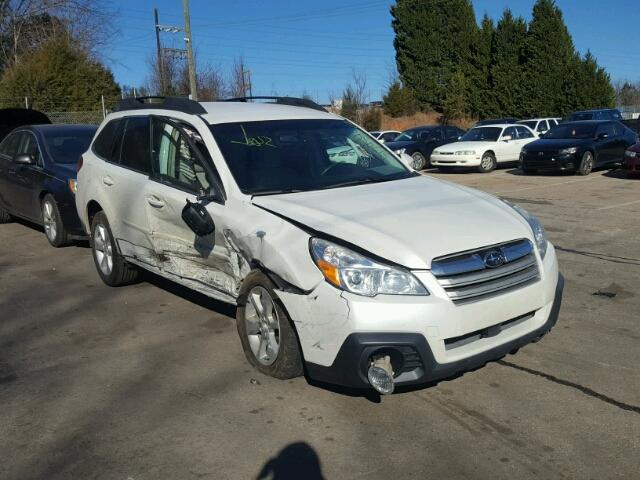 4S4BRCCC0D3289712 - 2013 SUBARU OUTBACK 2. WHITE photo 1