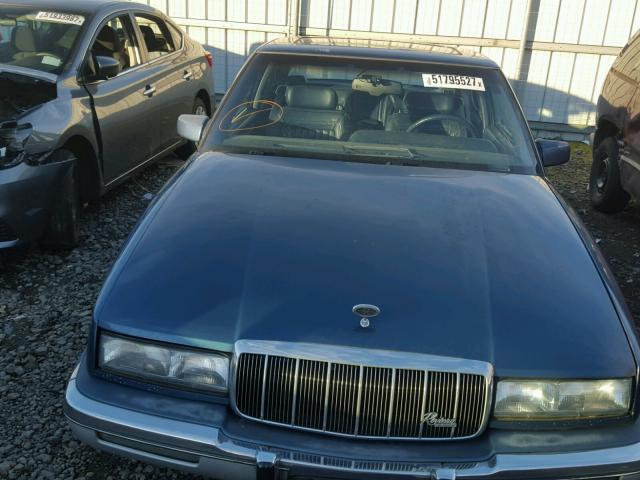 1G4EZ13L3MU403178 - 1991 BUICK RIVIERA BLUE photo 9