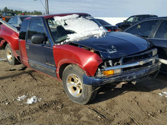 1GTCS19W0W8527583 - 1998 GMC SONOMA BURGUNDY photo 1