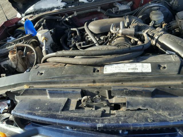 1GTCS19W0W8527583 - 1998 GMC SONOMA BURGUNDY photo 7