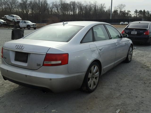 WAUDG74F45N061816 - 2005 AUDI A6 3.2 QUA SILVER photo 4