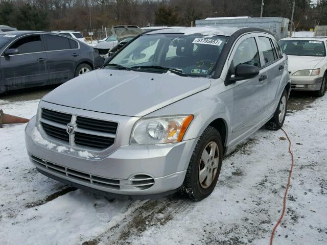 1B3HB28B77D522871 - 2007 DODGE CALIBER SILVER photo 2