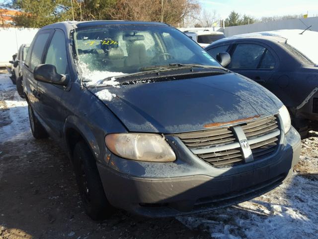 1D4GP25B25B319348 - 2005 DODGE CARAVAN SE GREEN photo 1