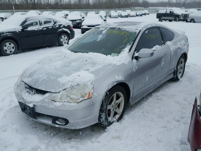 JH4DC54812C019274 - 2002 ACURA RSX GRAY photo 2