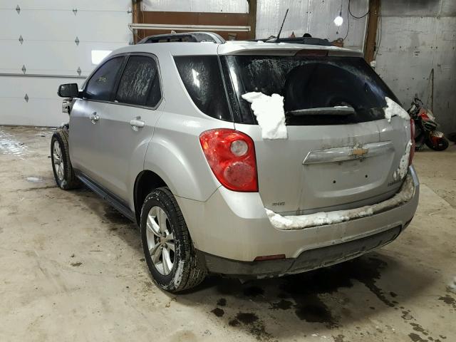 2GNFLNEK7D6275717 - 2013 CHEVROLET EQUINOX LT SILVER photo 3